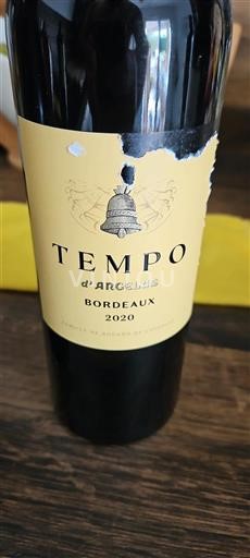 Bordeaux Château Angélus Tempo 2020