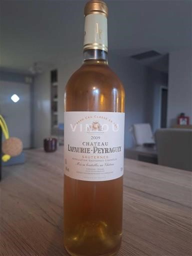 Bordeaux Sauternes Premier Cru Château Lafaurie-Peyraguey 2009