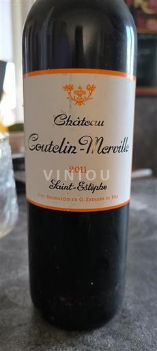 Bordeaux Saint-Estèphe Cru Bourgeois Château Coutelin-Merville 2011