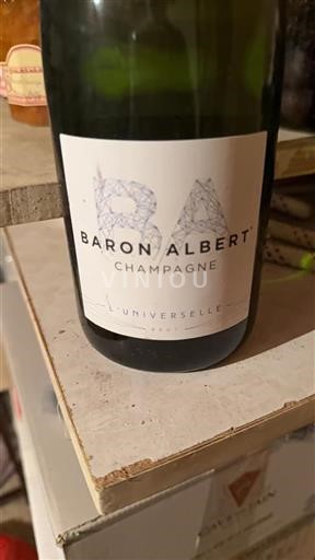 Vin Effervescent Rouge brut L'Universelle Baron Albert Non millésimé France Champagne AOC