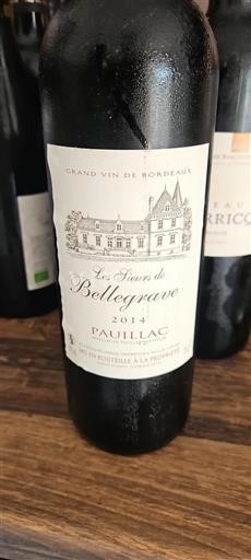 Burdeos Pauillac Château Bellegrave Les Sieurs de Bellegrave 2014