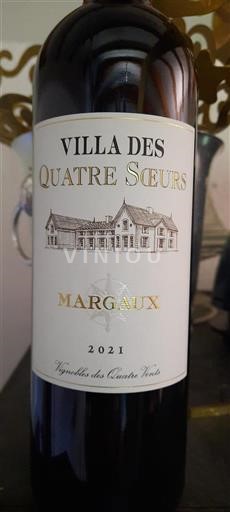 Bordeaux Margaux Villa des Quatre Sœurs 2021