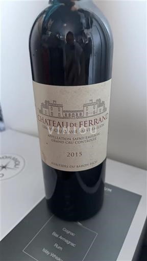 Bordeaux Saint-Émilion Grand Cru Château Ferrand 2015