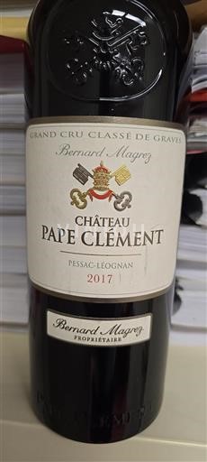 Bordeaux Pessac-Léognan Grand Cru Château Pape Clément 2017