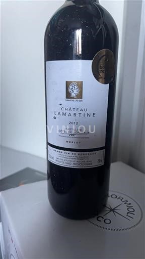 Burdeos Castillon-costas-de-burdeos Château Lamartine 2012