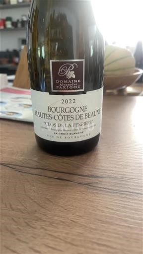 Borgogna Hautes Côtes de Beaune Domaine Alexandre Parigot Clos de la Perrière 2022