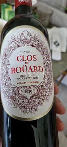 Bordeaux Montagne Saint-Émilion Clos de Boüard Coralie de Boüard 2020