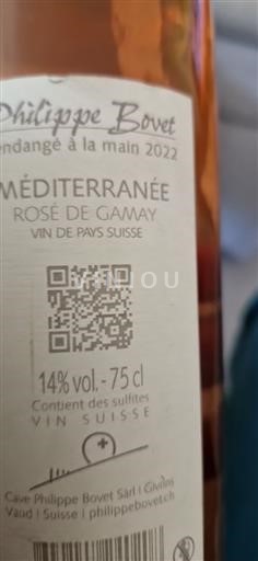 Vaud Philippe Bovet Méditerranée 2022