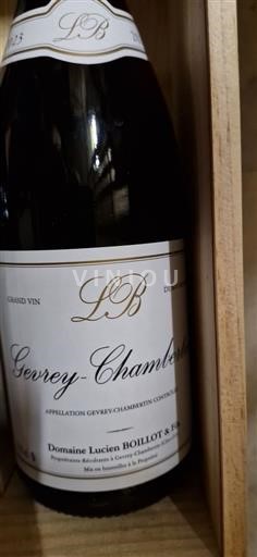 Vin Rouge sec Domaine Lucien Boillot & Fils 2023 France Bourgogne Gevrey-chambertin
