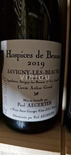 Bourgondië Savigny-lès-Beaune Premier Cru Hospices de Beaune Arthur Girard 2019