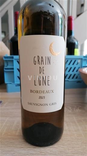 Vin Blanc sec Grain de Lune 2021 France Bordeaux