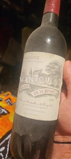 Bordeaux Margaux Château Durfort Relais de Durfort 1995
