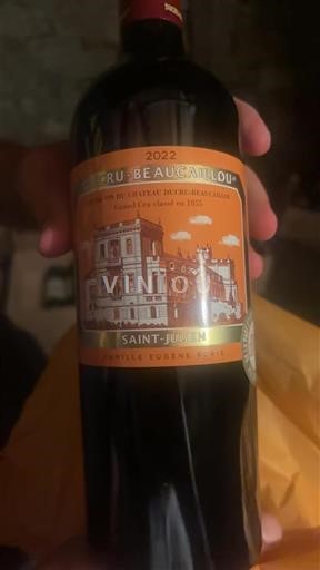 Bordeaux Saint-Julien Grand Cru Château Ducru-Beaucaillou 2022