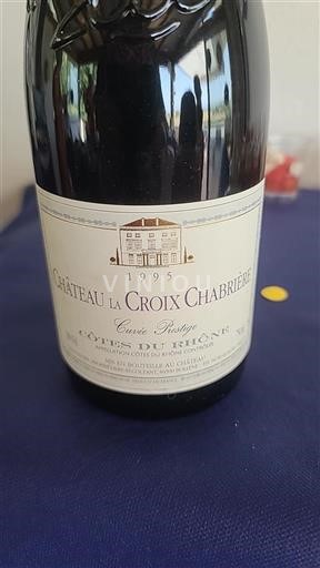 Valle del Ródano Côtes del Ródano Château La Croix Chabrière Prestige 1995
