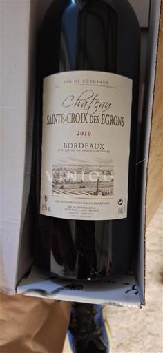 Bordeaux Château Sainte-Croix des Egrons 2010