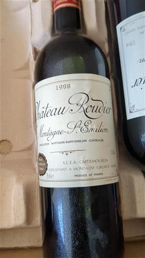 Bordeaux Montagne Saint-Émilion Château Roudier 1998