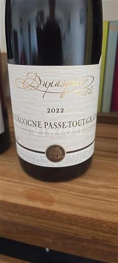 Burgundsko Bourgogne-passetoutgrain Dupasquier et Fils 2022