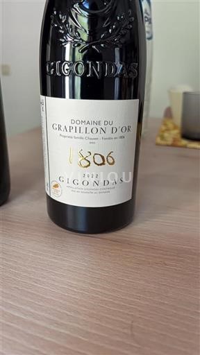 Valle del Rodano Gigondas Domaine Grapillon Or 2022