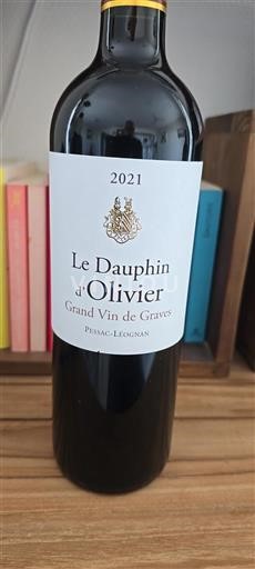 Bordeaux Pessac-Léognan Château Olivier Le Dauphin d'Olivier 2021