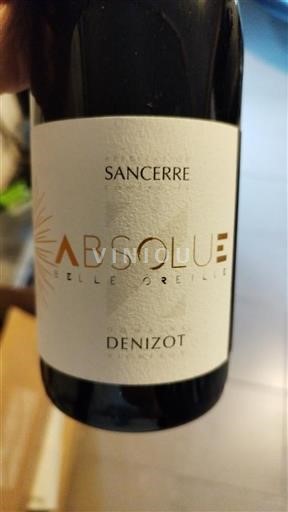 Vin Rouge sec Absolue Domaine Denizot 2022 France Vallée de la Loire Sancerre