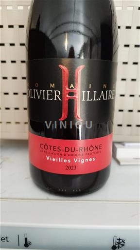 Vallée du Rhône Côtes-du-rhône Domaine Olivier Hillaire Vieilles Vignes 2023