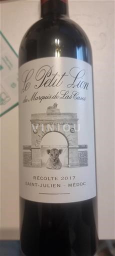 Bordeaux Saint-Julien Clos Léoville Las Cases Le Petit Lion 2017