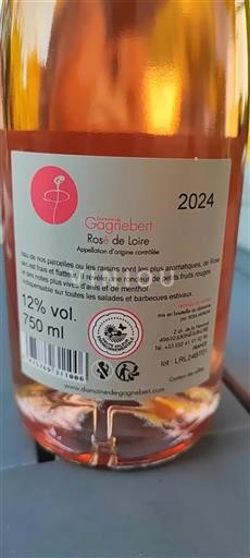 Valle della Loira Rosato della Loira Domaine Gagnebert 2024