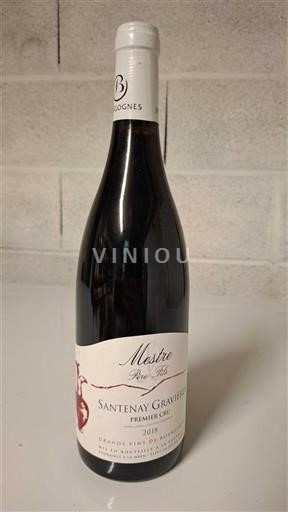 Bourgogne Santenay Premier Cru Mestre Père et Fils Santenay Gravières 2018