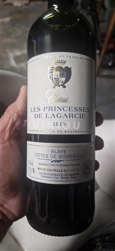 Bordeaux Côtes-de-Bordeaux Château Les Princesses de Lagarcie 2019