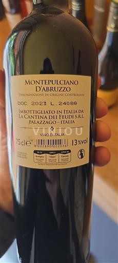 Abruzzo Wines Montepulciano d'Abruzzo La Cantina Dei Feudi S.R.L 2023