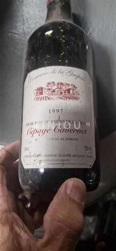 Vin Rouge sec Cépage Cabernet Domaine La Guipière 1997 France Vallée de la Loire