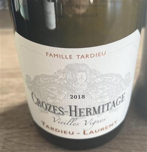 Valle del Rodano Crozes-Hermitage Tardieu-Laurent Vieilles Vignes 2018