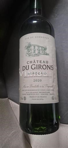 Bordeaux Château Girons 2020