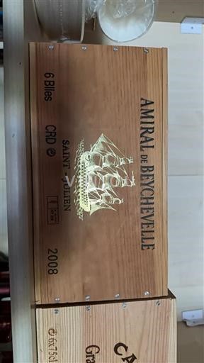 Bordeaux Saint-Julien Grand Cru Beychevelle Amiral de Beychevelle 2008