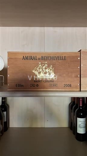 Bordeaux Saint-Julien Grand Cru Beychevelle Amiral de Beychevelle 2008