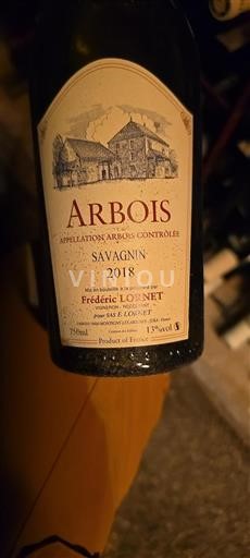 Jura Arbois Frédéric Lornet Savagnin 2018