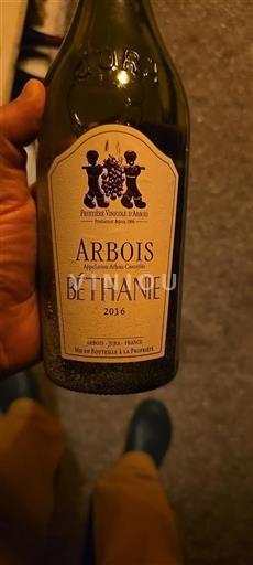 Jura Arbois Fruitière Vinicole Arbois Béthanie 2016