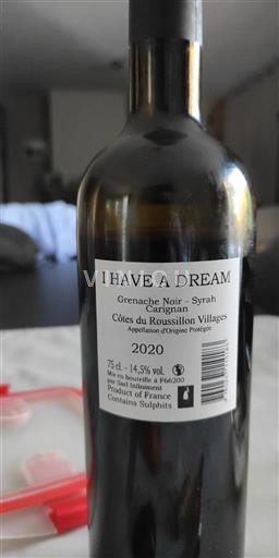 Roussillon Côtes du Roussillon Villages I Have A Dream 2020