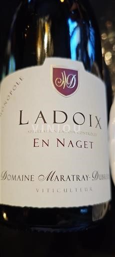 Burgundi Ladoix Domaine Maratray-Dubreuil En Naget Ei vuosikertaa