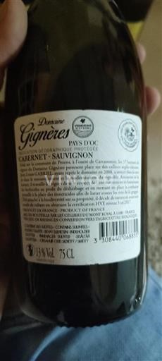 Languedoc und Roussillon Pays d'Oc Domaine Gignères Ohne Jahrgang