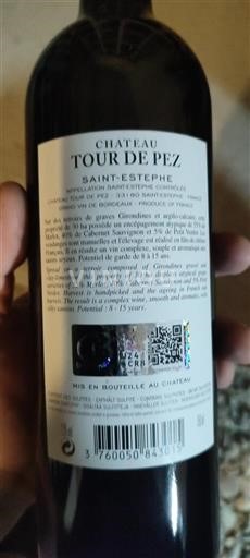 Bordeaux Saint-Estèphe Tour de Pez Non Millésimé