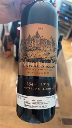 Bordeaux Margaux Grand Cru Château Issan 2015