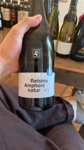 Vin Blanc demi-sec Retsina Domaine Non millésimé Grèce Îles Ioniennes bio