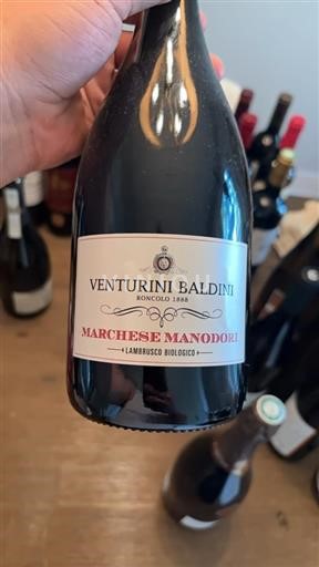 Emilia-Romagna Wines Lambrusco Venturini Baldini Marchese Manodori Non-Vintage