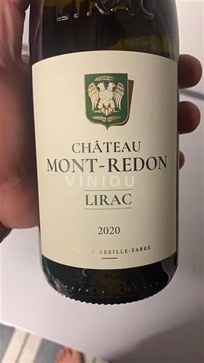 Vin Blanc sec Château Mont-Redon 2020 France Vallée du Rhône Lirac AOC