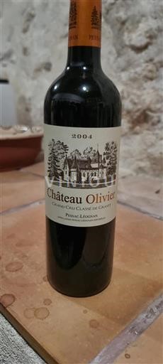 Bordeaux Pessac-Léognan Grand Cru Château Olivier 2004