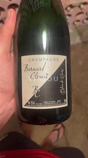 Champaña Champán Bernard Clouet Blanc de Noirs Sin añada