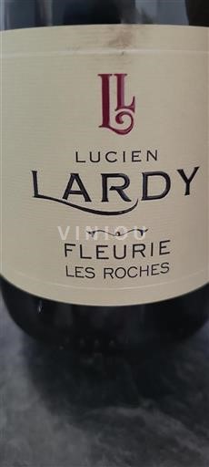 Beaujolais Fleurie Lucien Lardy Les Roches 2022