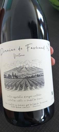 Rhône Valley Ventoux Domaine Favérand 2022