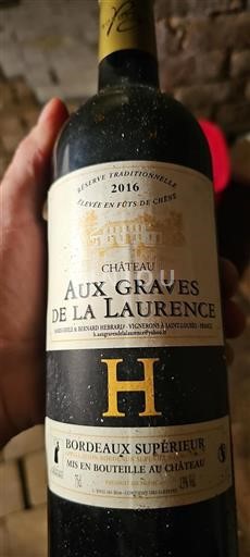 Bordeaux Bordeaux supérieur Château Aux Graves de la Laurence 2016